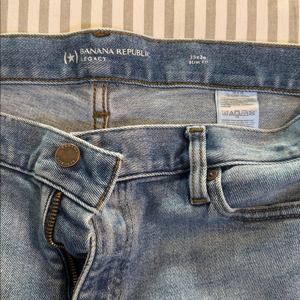Banana Republic Light Blue Slim Men's Jeans 35x36